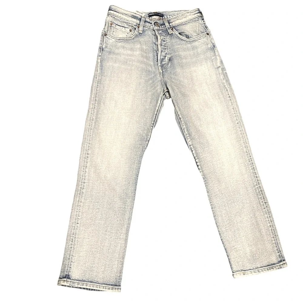 LEVI’S 501  ORIGINAL CROPPED WOMEN'S JEANS selvedge LMC snow diamond size 27/26 - Picture 6 of 13